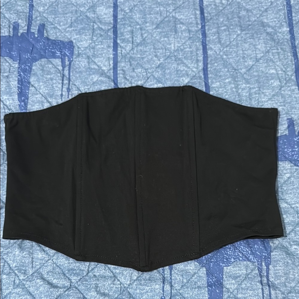 Like an Angel Black Crop Top
